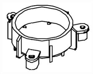 Sprühkopf Unterteil für die Matic-Serie von 1996 bis 2009 Bravilor Bonamat