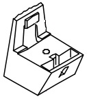 Fuss Oberteil für die Matic-Serie von 1996 bis 2009 Bravilor Bonamat