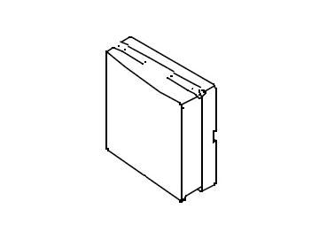 Steckdosenabdeckung links für die B 20 Serie ab Bj.2000 Bravilor Bonamat
