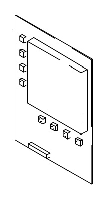 Tastatur mit Elektronik für die B 10 ab 2000 Bravilor Bonamat