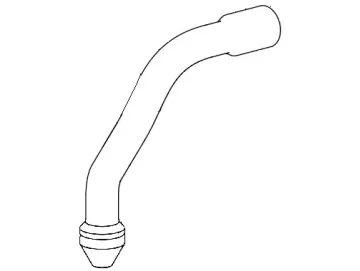 Auslaufschlauch Produktbehälter und Heißwasserausgabe Sego