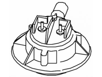 Sprühkopf Oberteil für die RLX-Serie Bravilor Bonamat