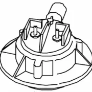 Sprühkopf Oberteil für die Matic-Serie von 1996 bis 2009 Bravilor Bonamat