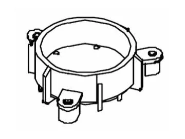 Sprühkopf Unterteil - Bravilor Bonamat Th 10